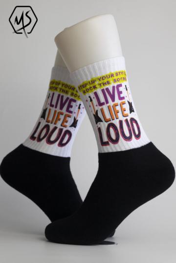 Sosete Live Life Loud de la Sockspoint Srl