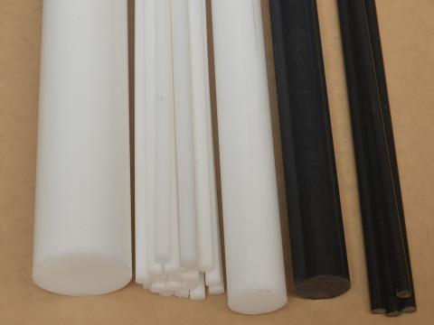 Bara poliacetal alb POM-C D40x1000 mm