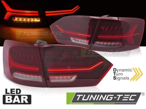 Stopuri LED Bar Tail Lights rosu alb Vw Jetta VI 11-18