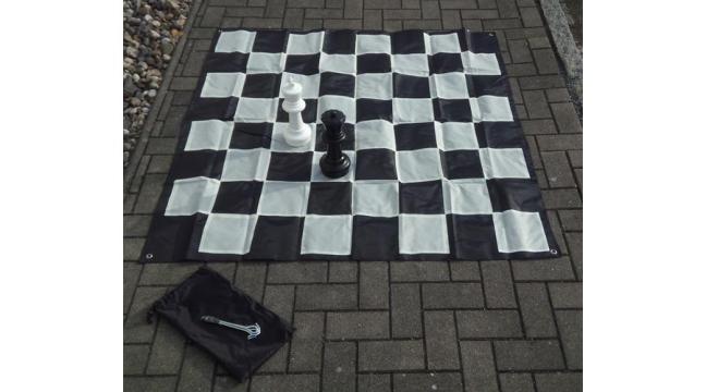 Tabla de sah pentru exterior, nylon, 168x168 cm Chessmaster