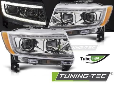 Faruri Chrysler Jeep Grand Cherokee 11-13 Tube Light crom de la Kit Xenon Tuning Srl