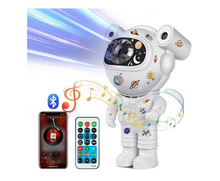 Proiector de stele LED si boxa Astronaut cu bluetooth