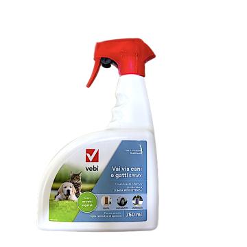 Repelent caini si pisici Vebi Vai Via Cani 750 ml spray