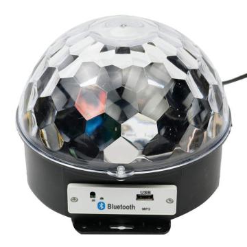 Glob disco LED cu proiectie de lumini, Bluetooth