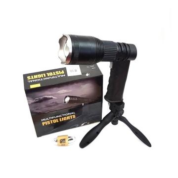 Lanterna LED Pistol XML-T6 30W cu zoom, acumulator