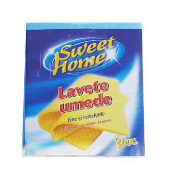 Lavete umede set 3 buc, Sweet Home