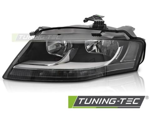 Far 1 bucata Headlight negru Left Side TYC Audi A4 B8 08-11