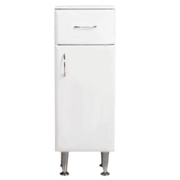 Dulap jos Bianca Plus 30 cu 1 usa, 1 sertar, alb lucios de la Leziter Kft.