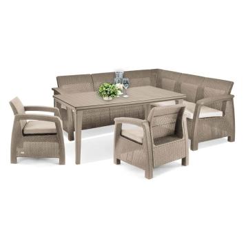 Set de mobilier de gradina Corfu Relax duo cu masa Futura