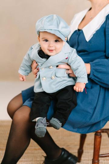 Costum botez Felix - mint