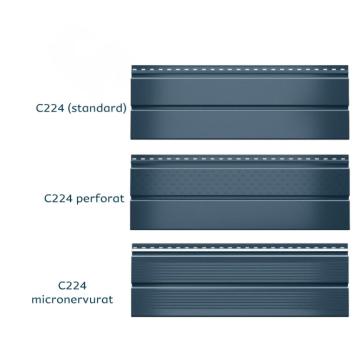 Lambriu metalic Micronervurat Caretta C224 Fresco 0.45 mm de la Depozit Virtual
