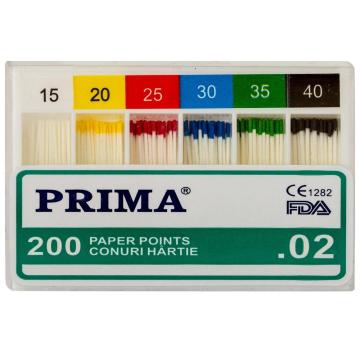 Conuri endodontice de hartie - nr. 15 - 40 - asortate de la Medaz Life Consum Srl