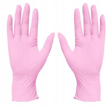 Manusi examinare din nitril - Nitrylex Roz - 100 buc de la Medaz Life Consum Srl