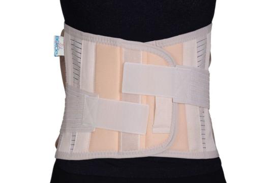 Orteza lombosacrala cu benzi - lombostat 26 cm - bej