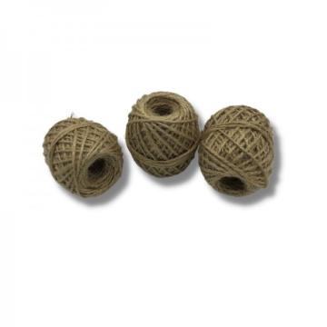 Sfoara clasica de iuta, rasucita, natur, 3mm, 100gr de la Practic Online Packaging Srl