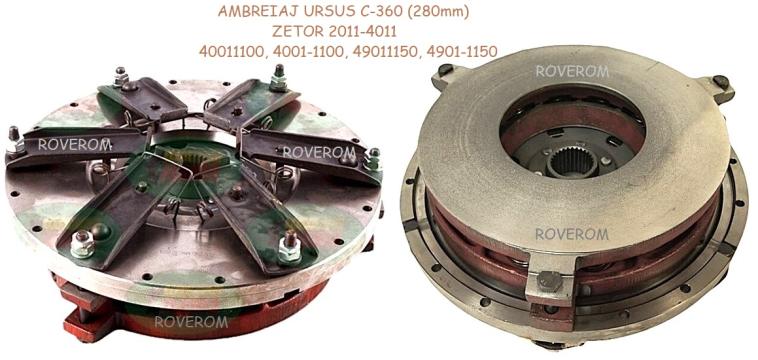 Ambreiaj Ursus C-360, Zetor 2011-4011 (280mm)