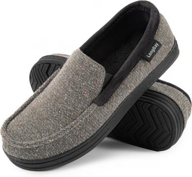 Incaltaminte lejera pentru barbati pentru casa, curte, gri de la Molifag Srl