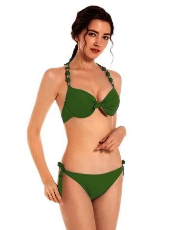 Costum de baie femei din 2 piese verde L de la Molifag Srl