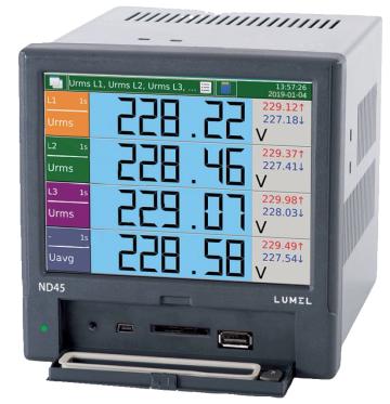 Analizor ND45-2310M000, 3x230/400 V, 1/5 A, 2xPT100, PT1000 de la Braistore Srl