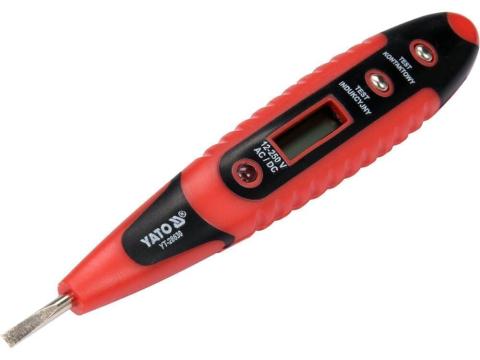 Tester digital de tensiune 12-250V Yato YT-28630