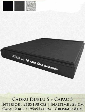 Cadru funerar dublu 5 + Capace 63