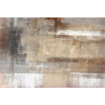 Covor 80x150 cm, maro/gri, Esmarina 1