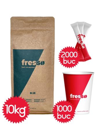 Pahare 12oz Fresso Blue si zahar Fresso de la Vending Master Srl