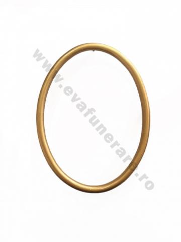 Rama fotoceramica bronz oval de la Casa Funerara Eva Srl