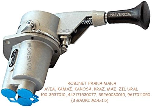 Robinet frana mana Avia Belaz Kamaz Karosa Kraz Maz Zil Ural de la Roverom Srl