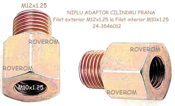 Niplu/reductie adaptor cilindru frana GAZelle, Uaz, Volga de la Roverom Srl