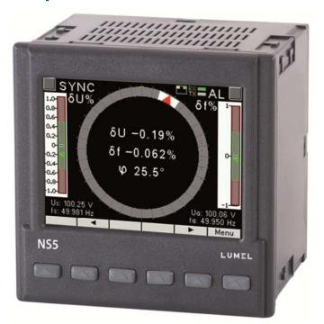 Sincronoscop Lumel NS5-11200E0, 110 V, RS485 de la Braistore Srl