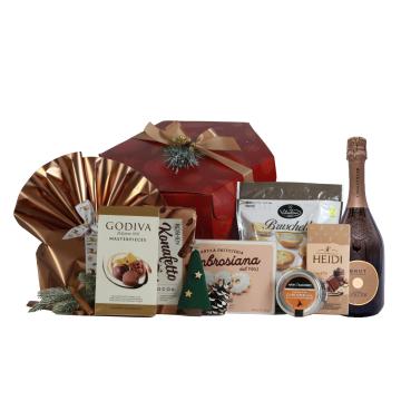 Cutie festiva vin spumant Brut Casa Coller
