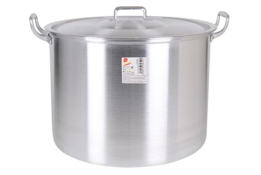 Oala aluminiu cu capac, 40 litri, diametru 40 cm de la Ad Horeca Concept Srl