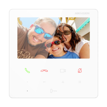 Monitor videointerfon TCP IP, TFT LCD 4.3 inch touch screen