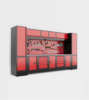 Banc de lucru industrial , 400x190x70 cm, dulap 10 sertare de la Caldor Heat &Engineering Srl