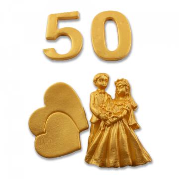 Ornament tort nunta de aur 50 - Lumea de la Lumea Basmelor International Srl