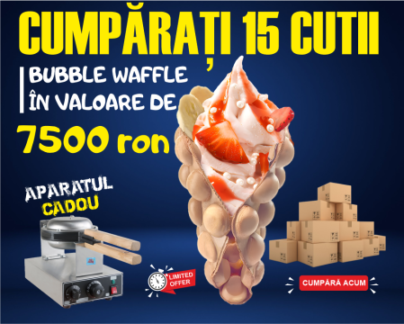 Premix pentru Bubble waffle vanilie de la Don Gelato