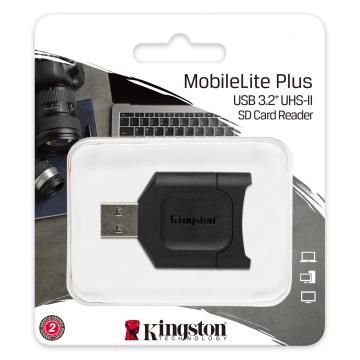 Cititor card Kingston, USB 3.2 Gen1, Connector USB-A, UHS-II