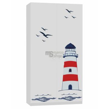 Dulap copii 2 usi Lighthouse de la Marco Mobili Srl