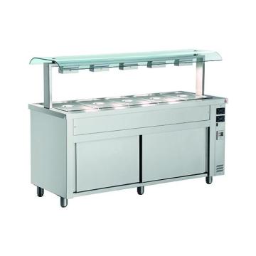 Bain Marie cu dulap de inox 3 x GN 1/1