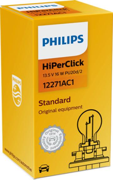 Bec semnalizare 12V PCY16W Hiper Vision Philips (cutie)