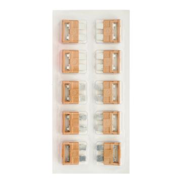 Set 5 blistere sigurante fuzibile bej 5A set de 10 buc