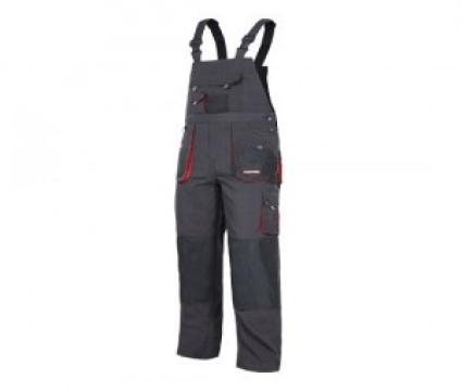 Pantalon lucru din bumbac-poliester cu pieptar - L/54 de la PDET Atlantic Distribution Srl