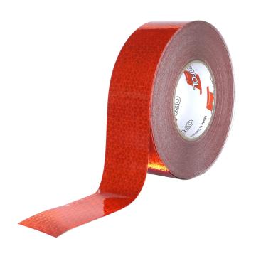 Banda reflectorizanta reflexite Orafol rosu 50mmx50m ECE 104
