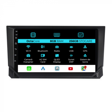 Navigatie Dedicata Seat Ibiza (2017 - 2025), 9Inch, 8Gb Ram de la Nav Store