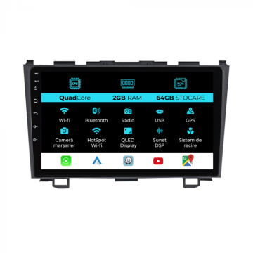 Navigatie dedicata Honda CR-V (2006 - 2012), 9 inch, 2Gb Ram de la Nav Store