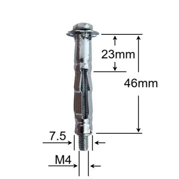 Diblu Molly Metalic M4x46mm - 100buc/cutie de la Marisim Total Instal Srl