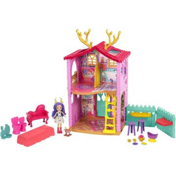Jucarie set de joaca EnchanTimals, Cozy Deer House