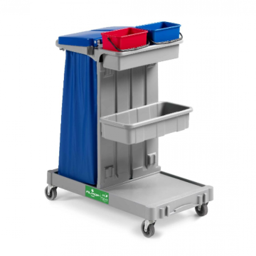 Carucior curatenie Alpha 4101 cu roti 100x22mm