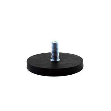 Magnet neodim oala D 43 mm cauciucat cu filet exterior de la Magneo Smart